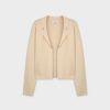 Hot Knit Blazer-Ivory Tops