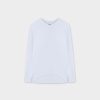 Wholesale Rib Dolman V Tee-White Tees