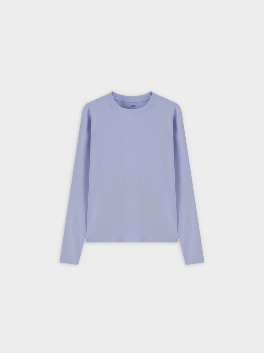 Clearance Classic Tee Long Sleeve-Dusty Blue Tees