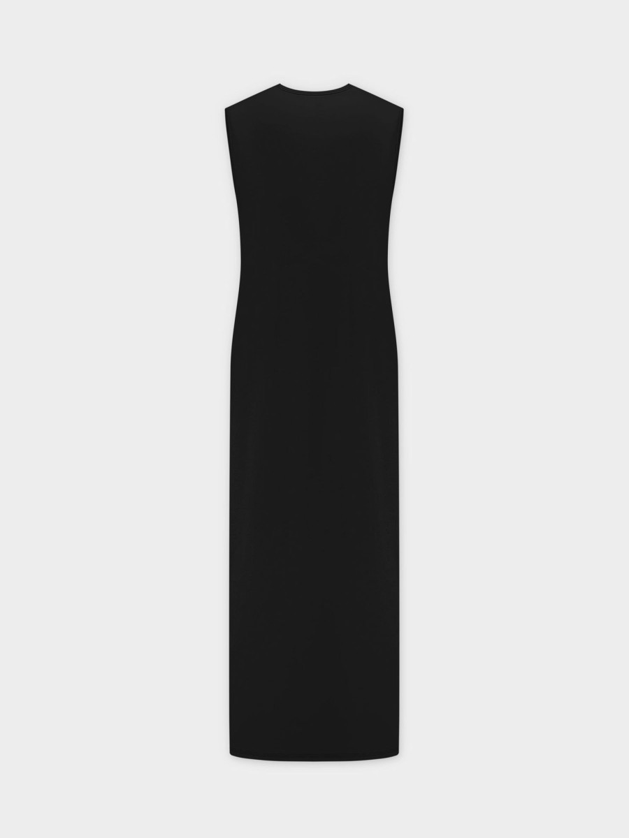 Best Basic T-Shirt Slip Dress-Black Sets